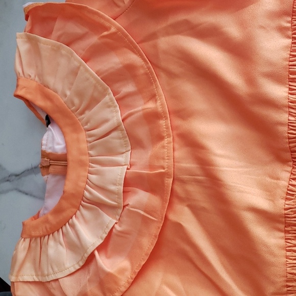 Kids Orange and Red Halloween Costume Dress - Picture 7 of 14